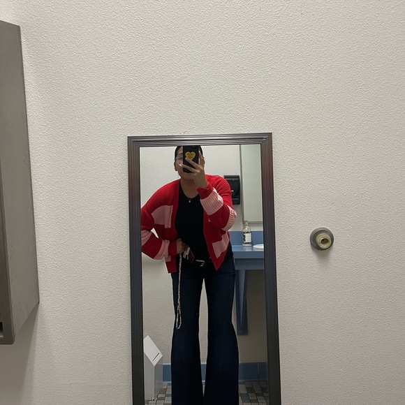 Kimes Ranch Dark Blue Flare Jeans - Picture 5 of 6